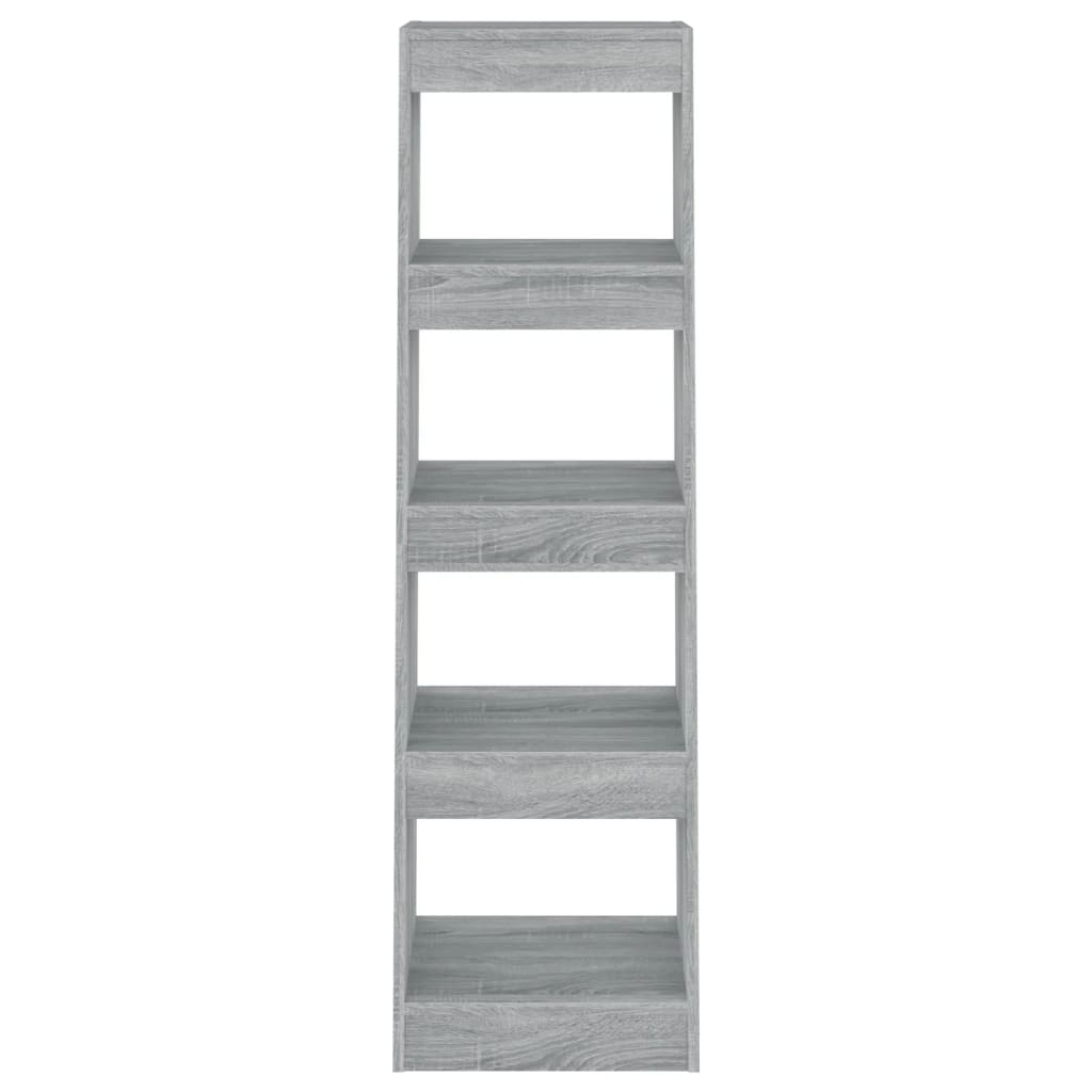 Bibliothèque/séparateur de pièce gris Sonoma 40x30x135 cm