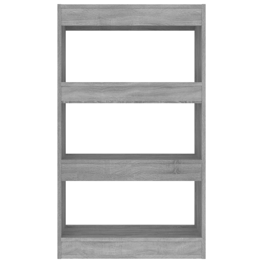 Bibliothèque/séparateur de pièce gris Sonoma 60x30x103 cm matériau bois