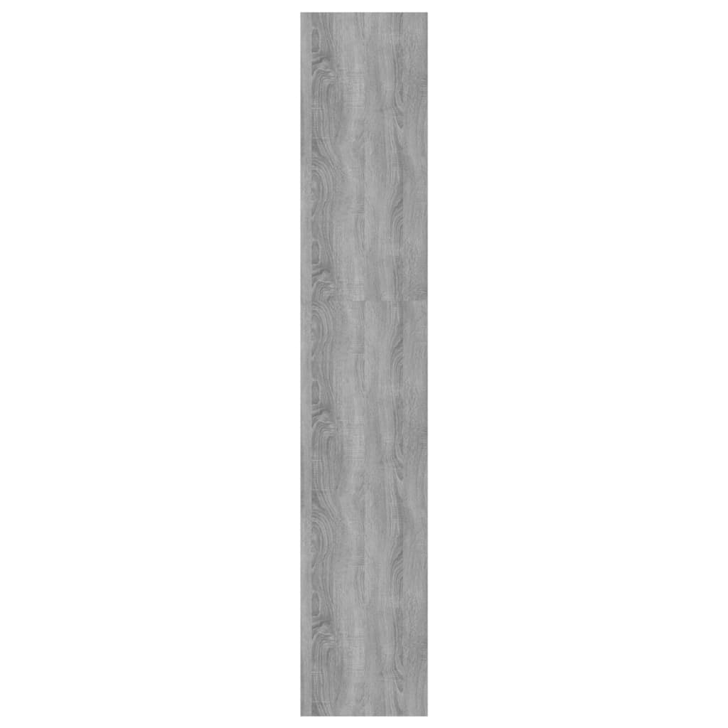 Bibliothèque/séparateur de pièce gris Sonoma 60x30x166 cm matériau bois