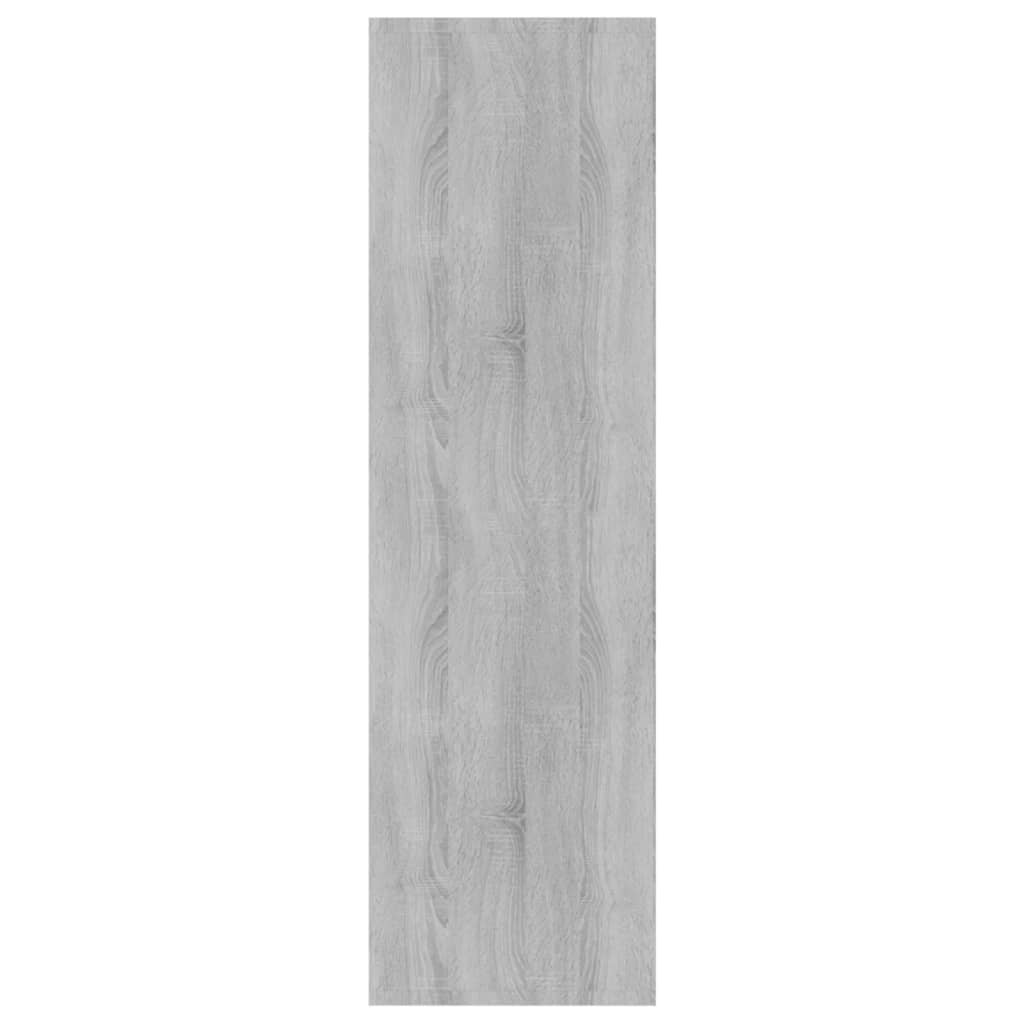 Bookcase/room divider gray Sonoma 80x30x103 cm wood material