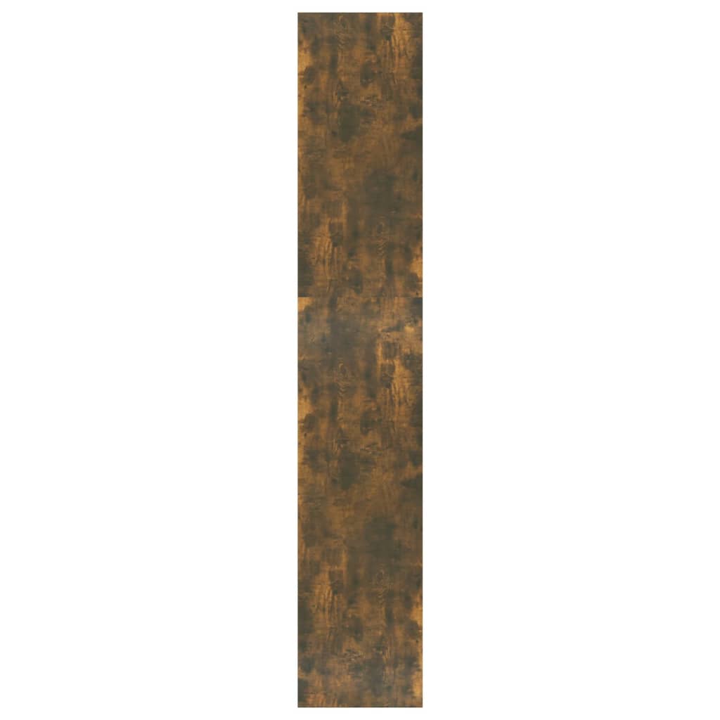 Bookcase/room divider smoked oak 80x30x166 cm wood material