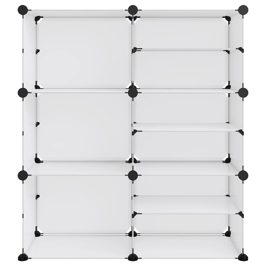Shoe rack transparent 84x31.5x93 cm PP