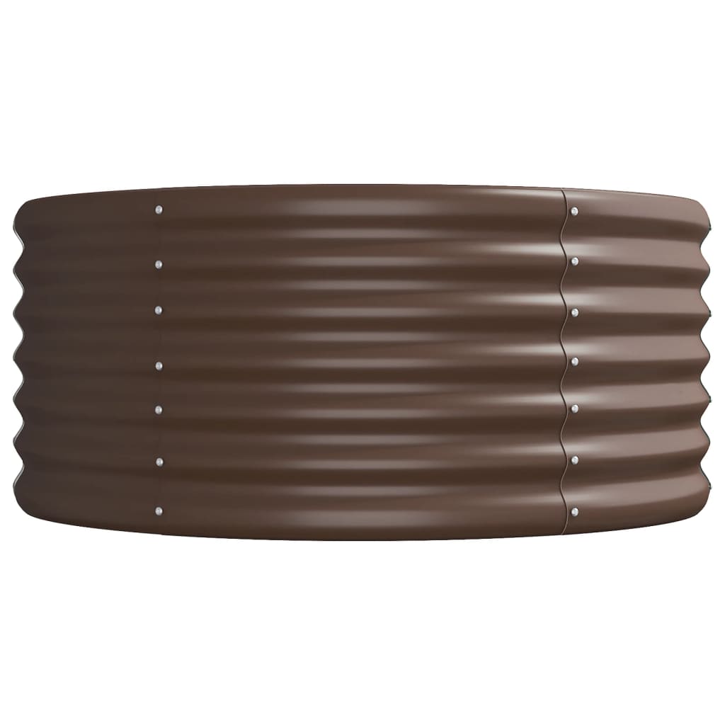 Hochbeet Verzinkter Stahl 512x80x36 cm Braun