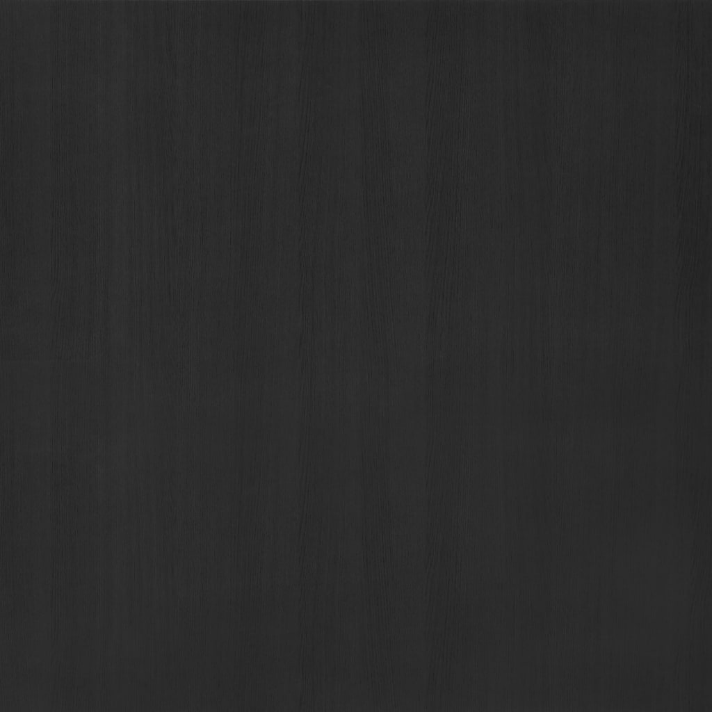 Bookcase/room divider black 80x25x132 cm solid pine wood
