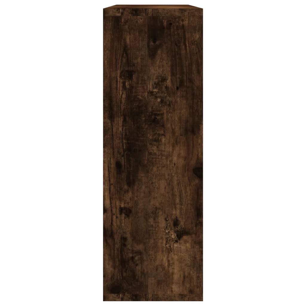 Etagère murale chêne fumé 104x20x58,5 cm matière bois