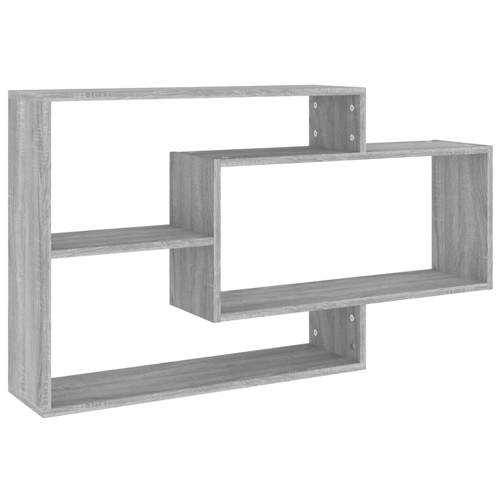Etagère murale grise Sonoma 104x20x58,5 cm en bois