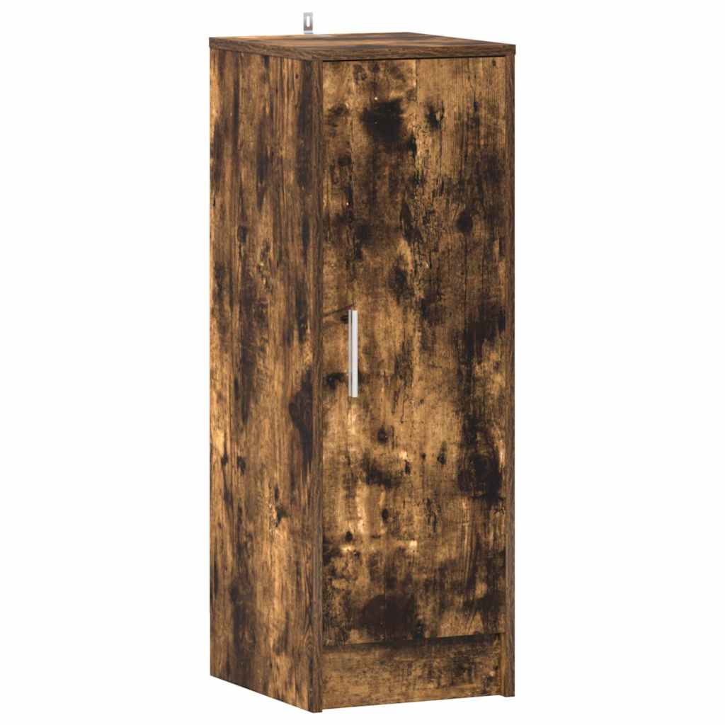 Shoe rack smoked oak 32x35x92 cm made of wood