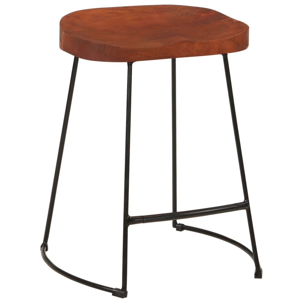 Gavin bar stools 2 pcs. 45x38x53 cm solid mango wood