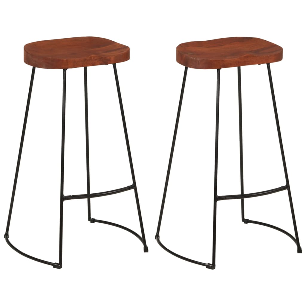 Gavin bar stools 2 pcs. 50x40x78 cm solid mango wood