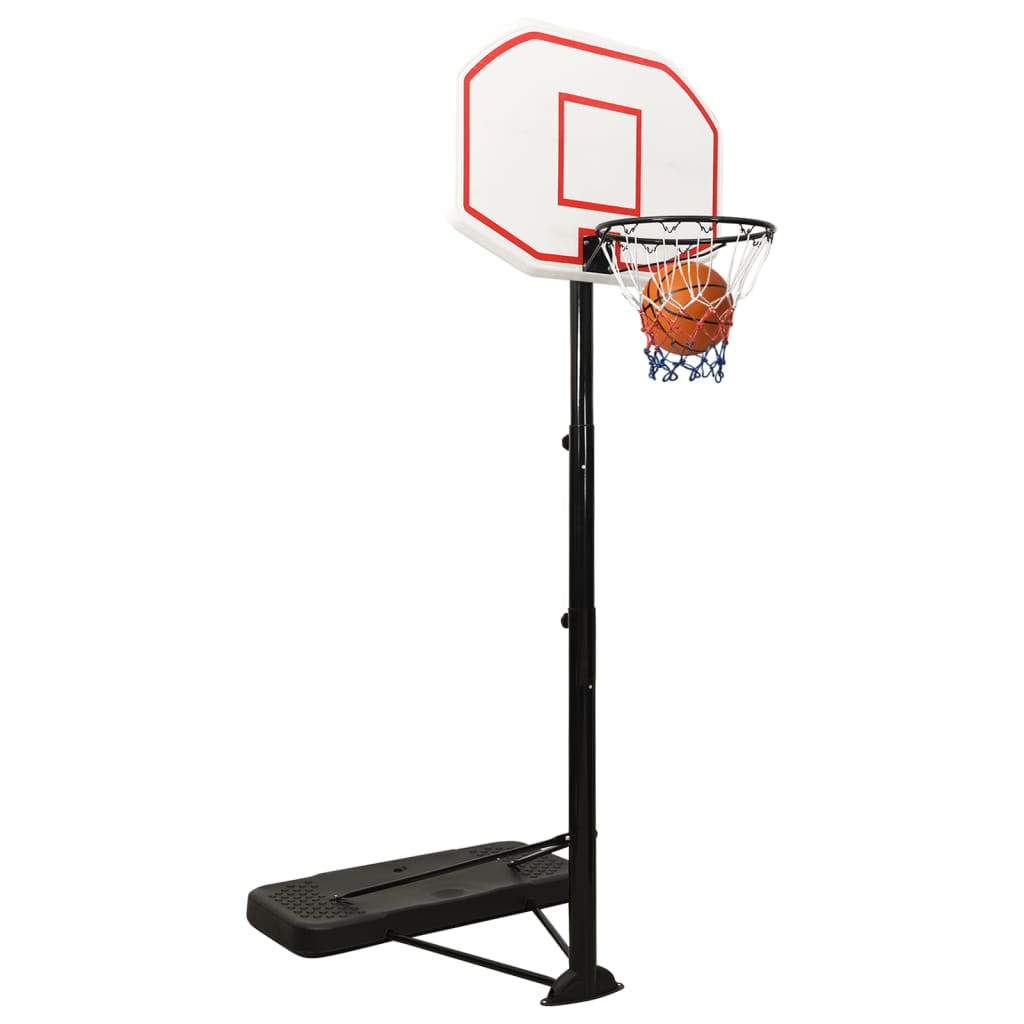 Basketball stand white 258-363 cm polyethylene