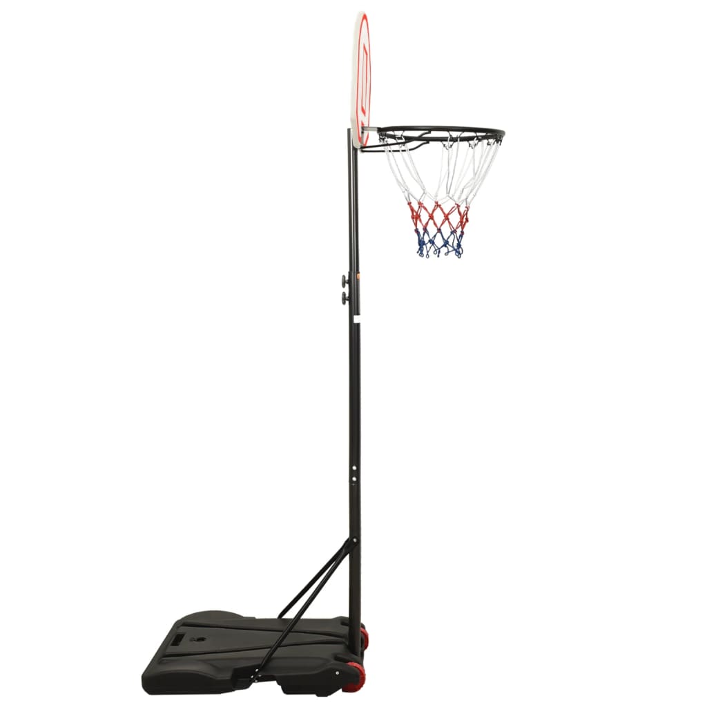 Support de basket blanc 216-250 cm en polyéthylène