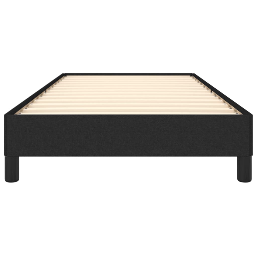 Bettgestell ohne Matratze Schwarz 90x200 cm Stoff