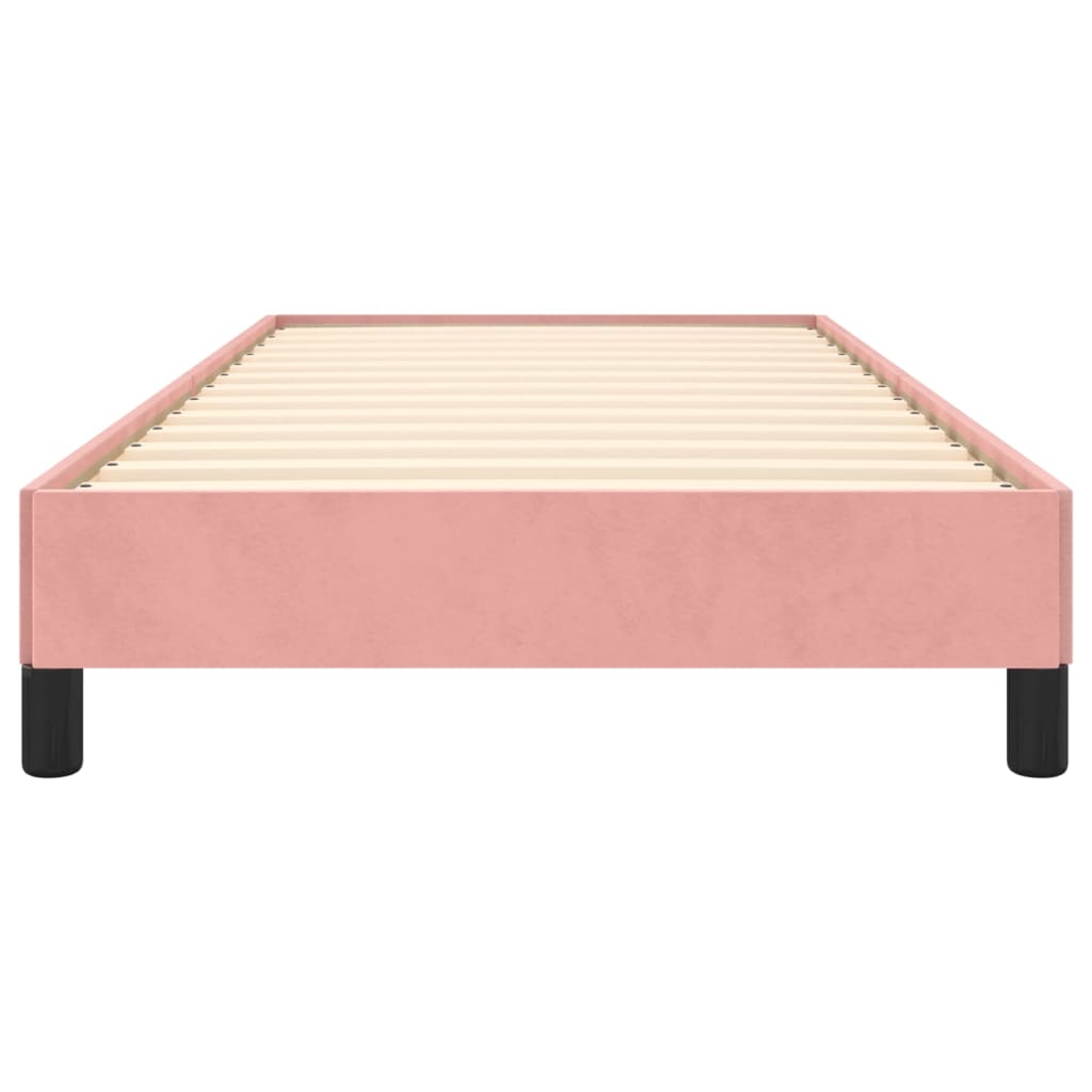 Bettgestell Rosa 100x200 cm Samt
