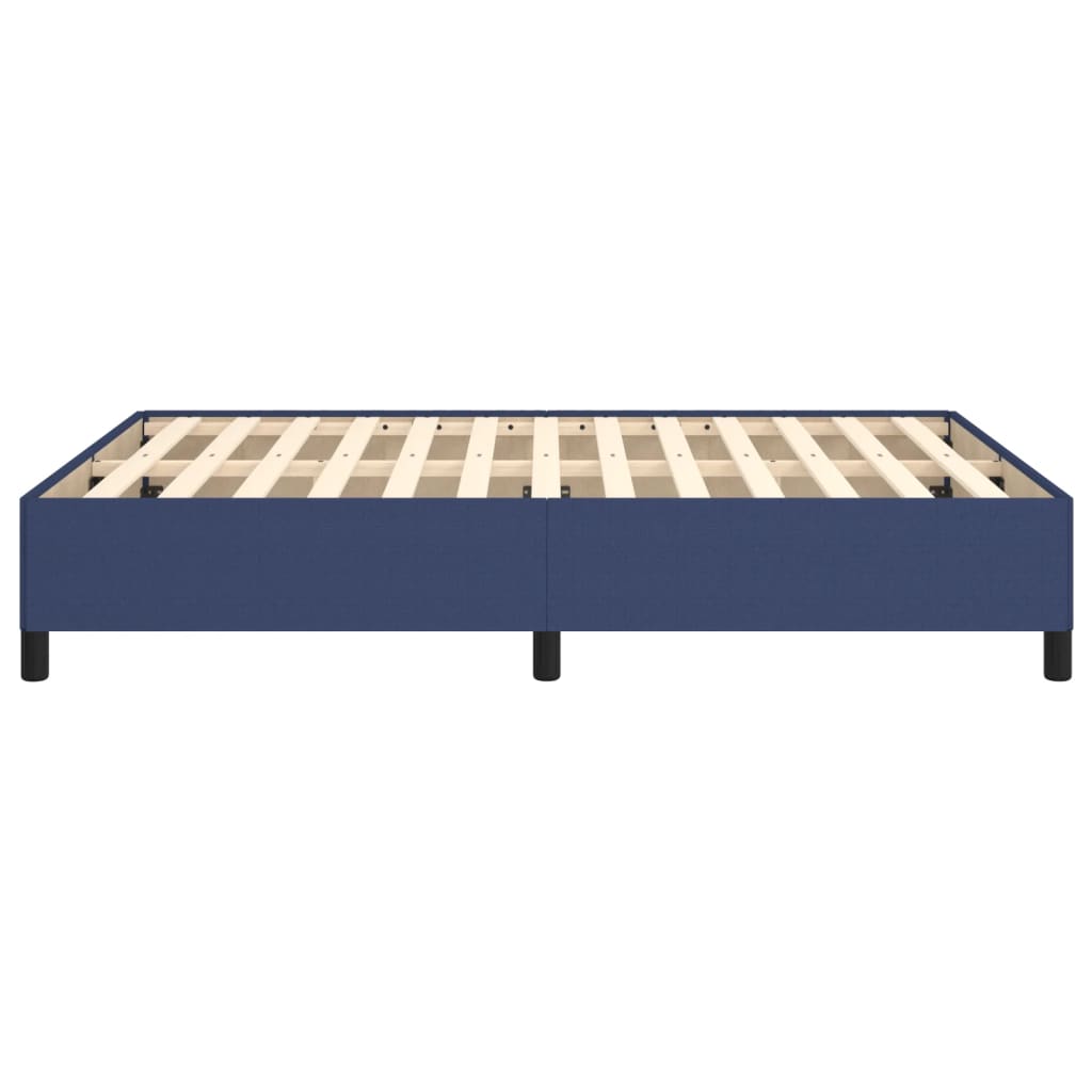Bettgestell ohne Matratze Blau 140x190 cm Stoff