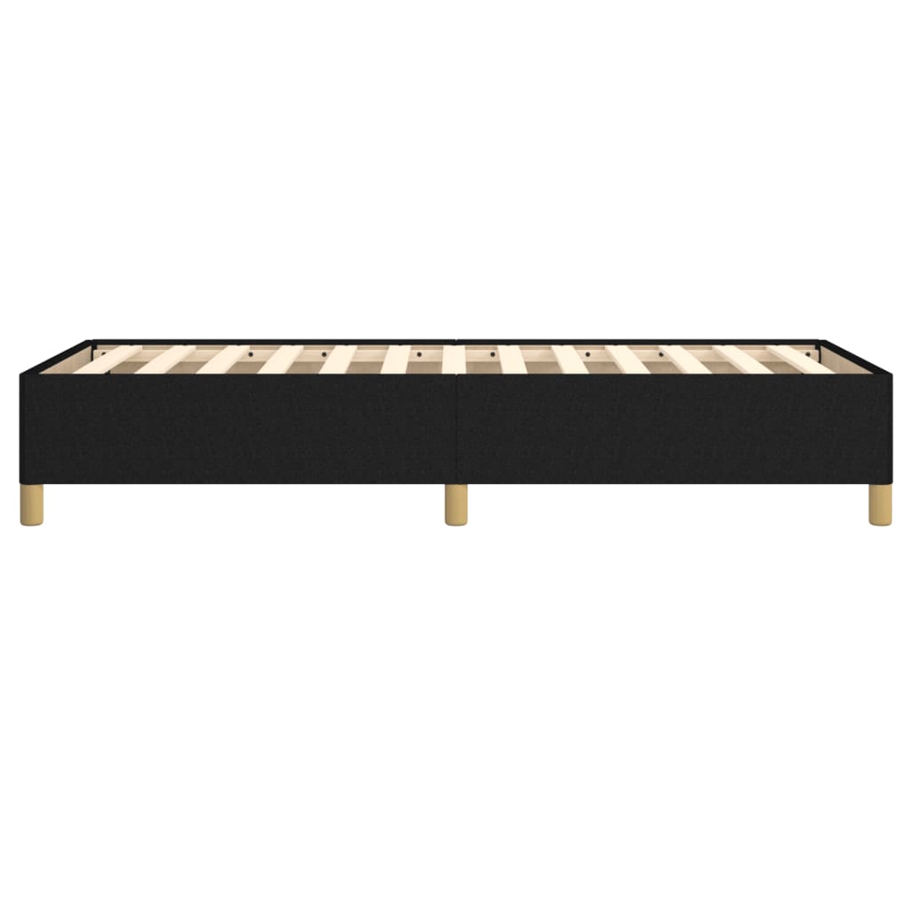 Bettgestell ohne Matratze Schwarz 80x200 cm Stoff