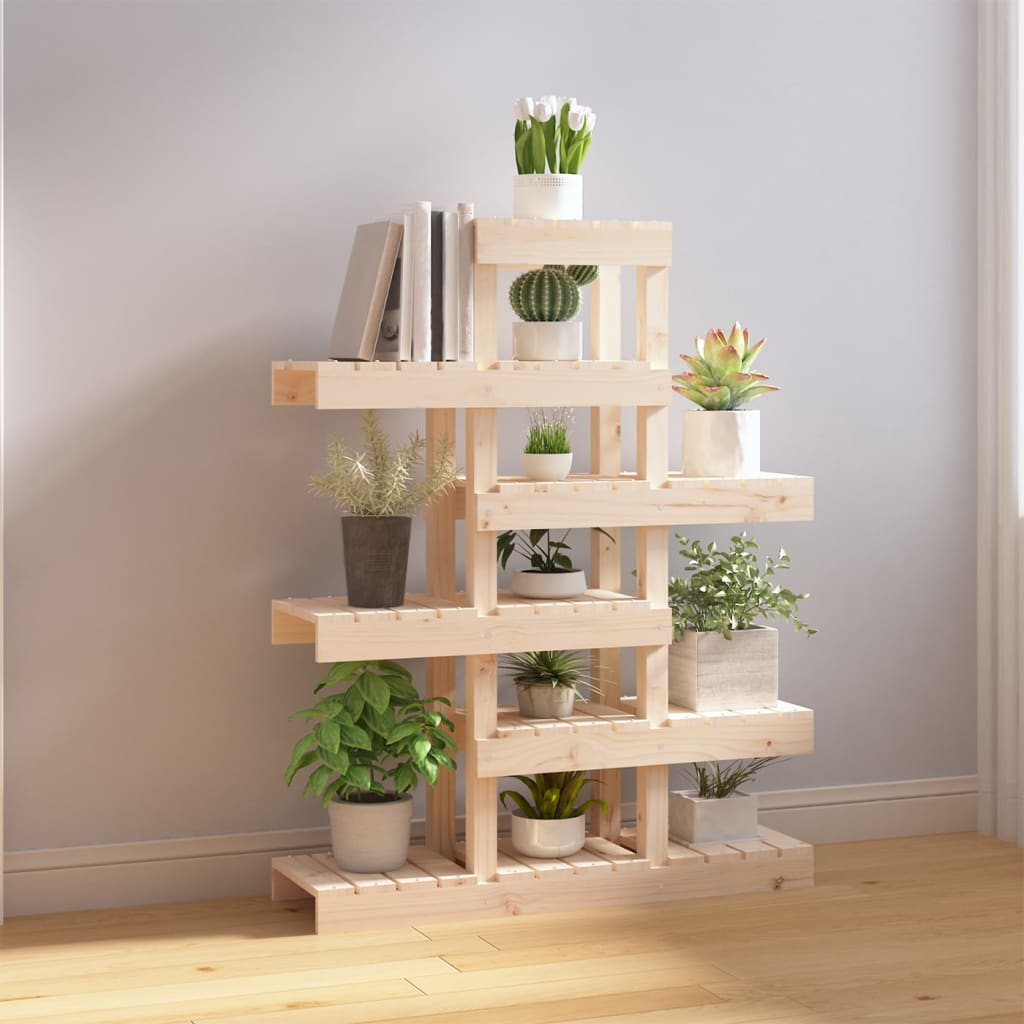 Plant stand 85x25x109,5 cm solid pine wood