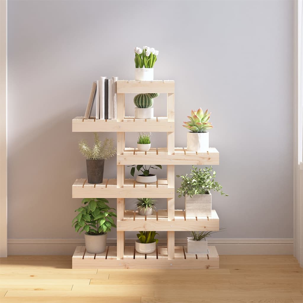 Plant stand 85x25x109,5 cm solid pine wood