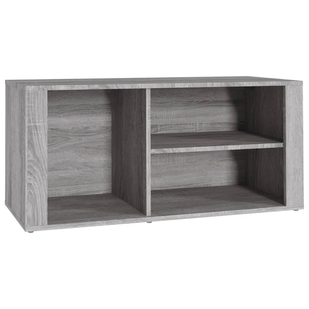 Étagère à chaussures gris Sonoma 100x35x45 cm en bois
