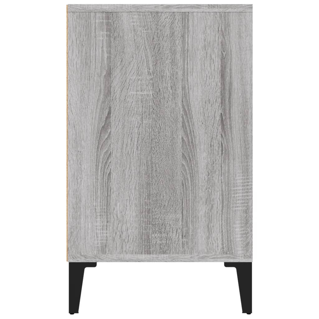 Étagère à chaussures gris Sonoma 102x36x60 cm en bois