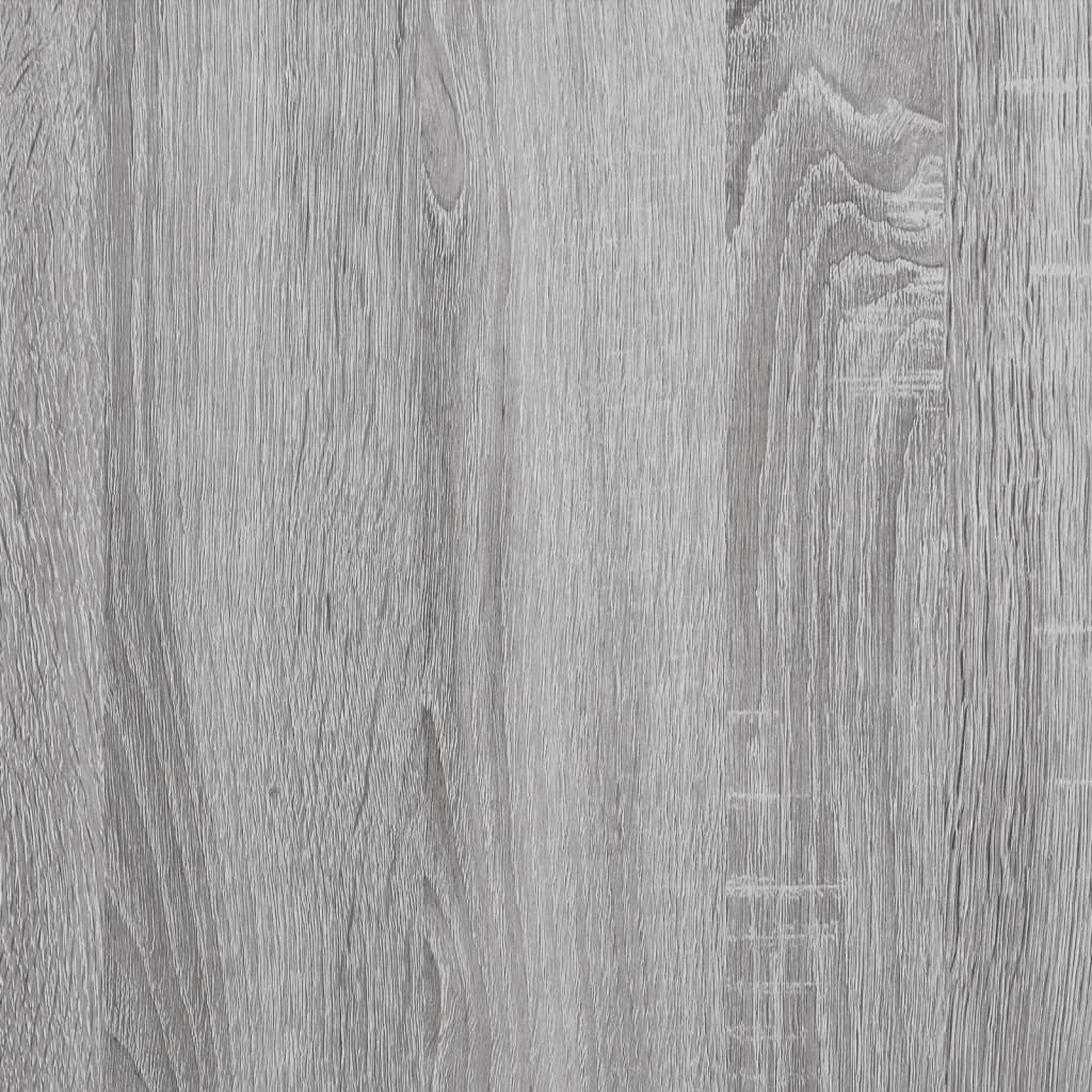 Étagère à chaussures gris Sonoma 102x36x60 cm en bois