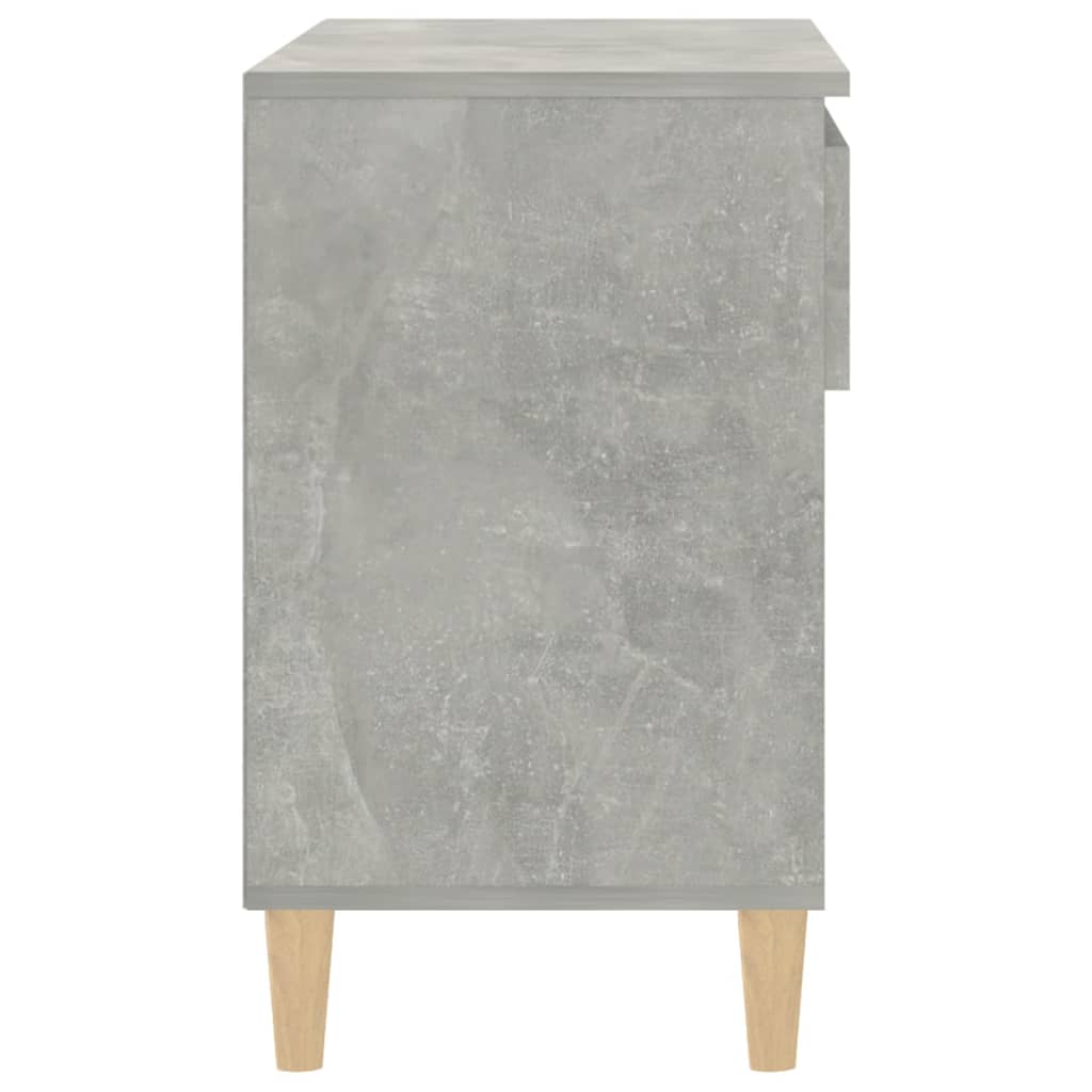 Shoe rack concrete gray 70x36x60 cm made of wood