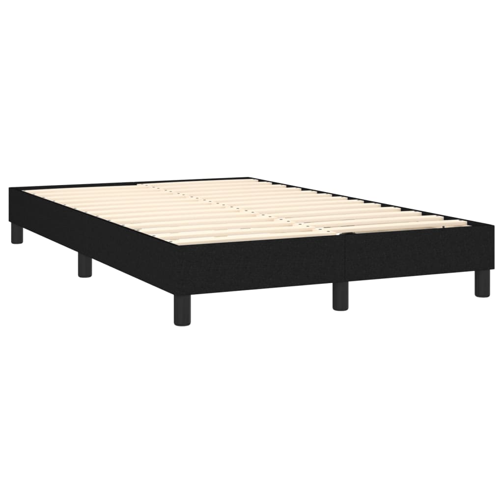 Bettgestell ohne Matratze Schwarz 120x200 cm Stoff
