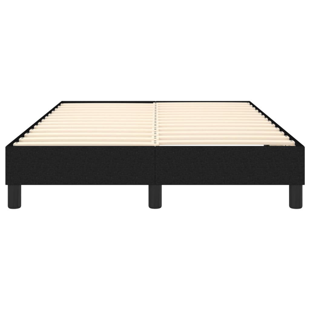 Bettgestell ohne Matratze Schwarz 120x200 cm Stoff