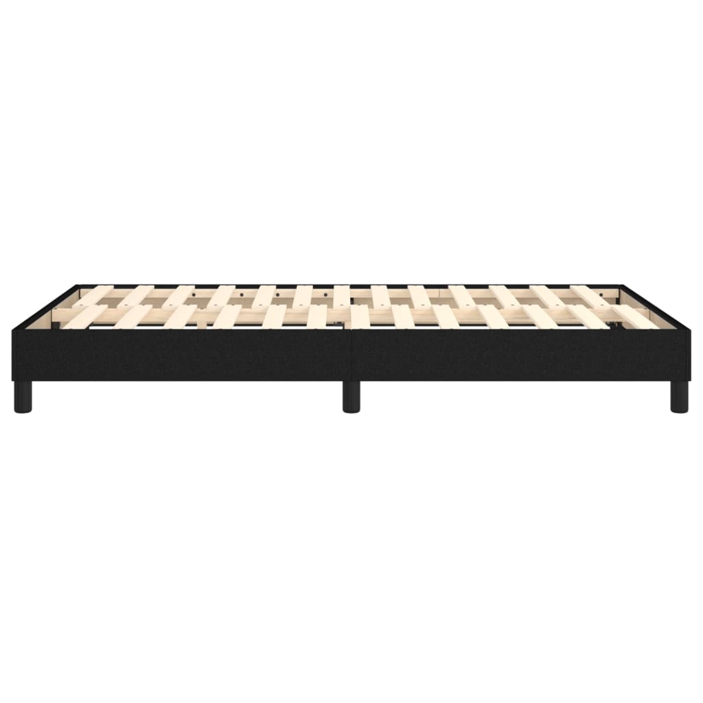 Bettgestell ohne Matratze Schwarz 120x200 cm Stoff