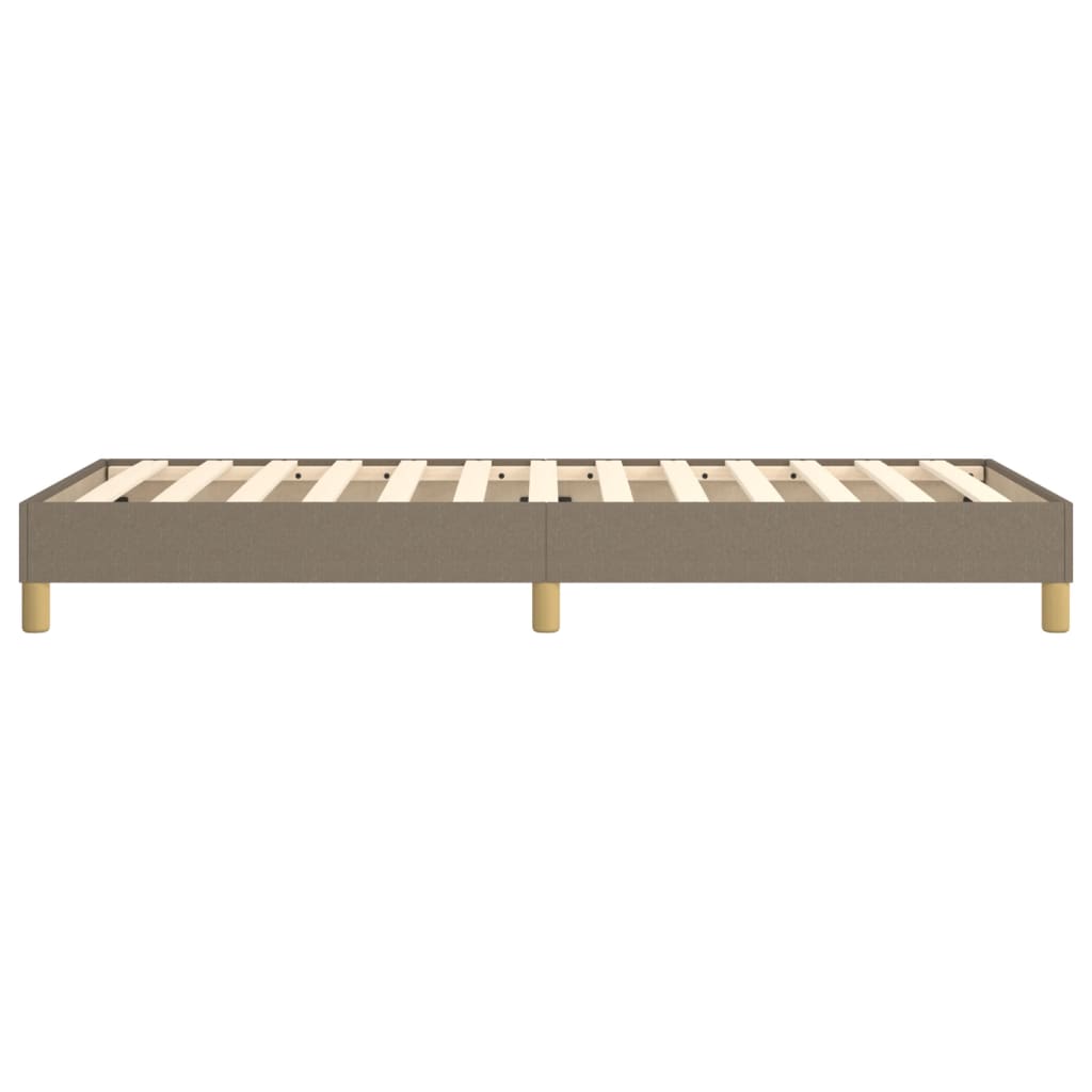 Bettgestell ohne Matratze Taupe 80x200 cm Stoff