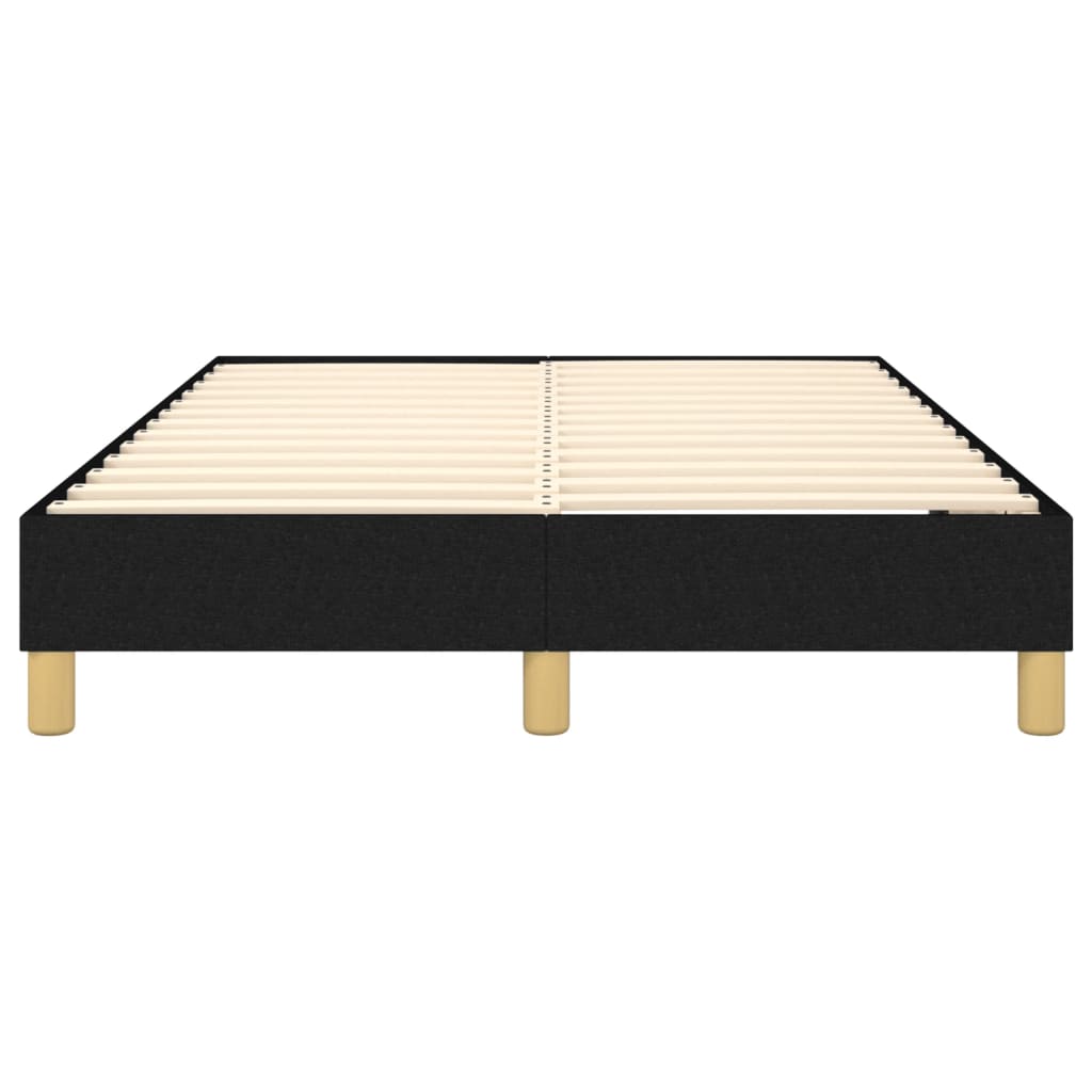 Bettgestell ohne Matratze Schwarz 120x200 cm Stoff