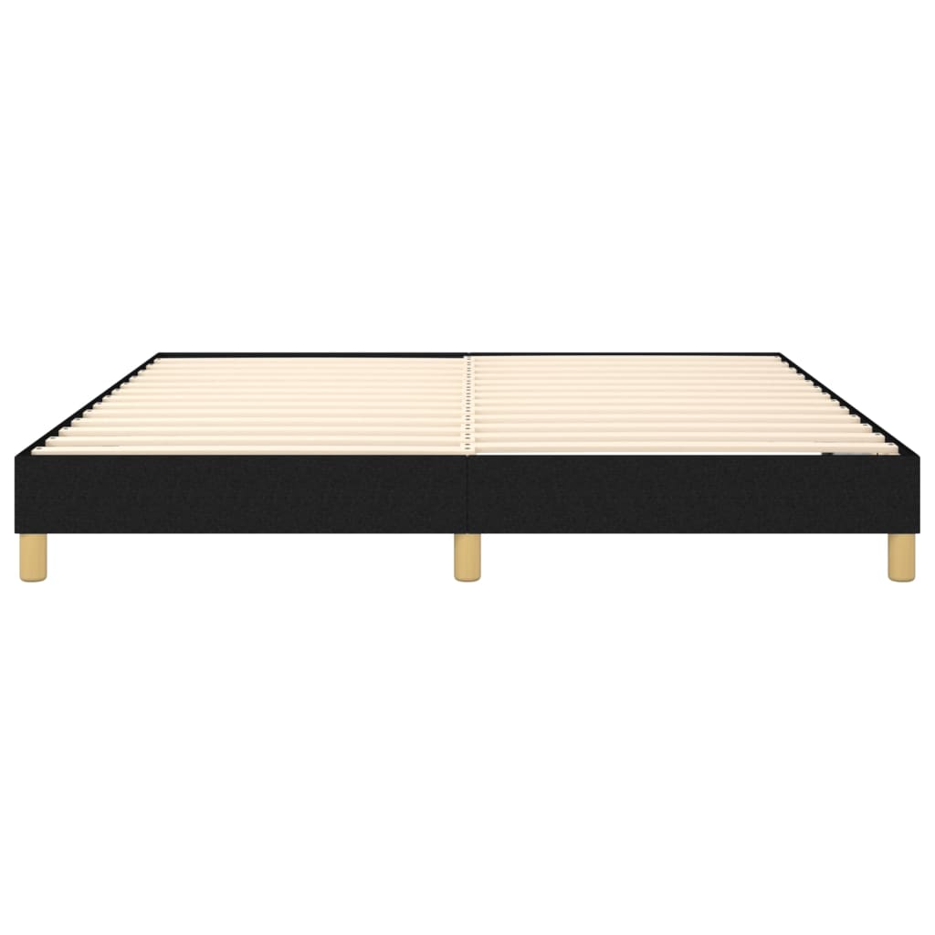 Bettgestell ohne Matratze Schwarz 180x200 cm Stoff