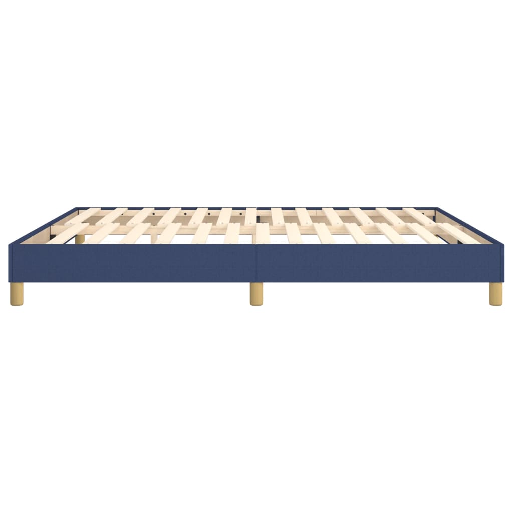 Bettgestell ohne Matratze Blau 180x200 cm Stoff