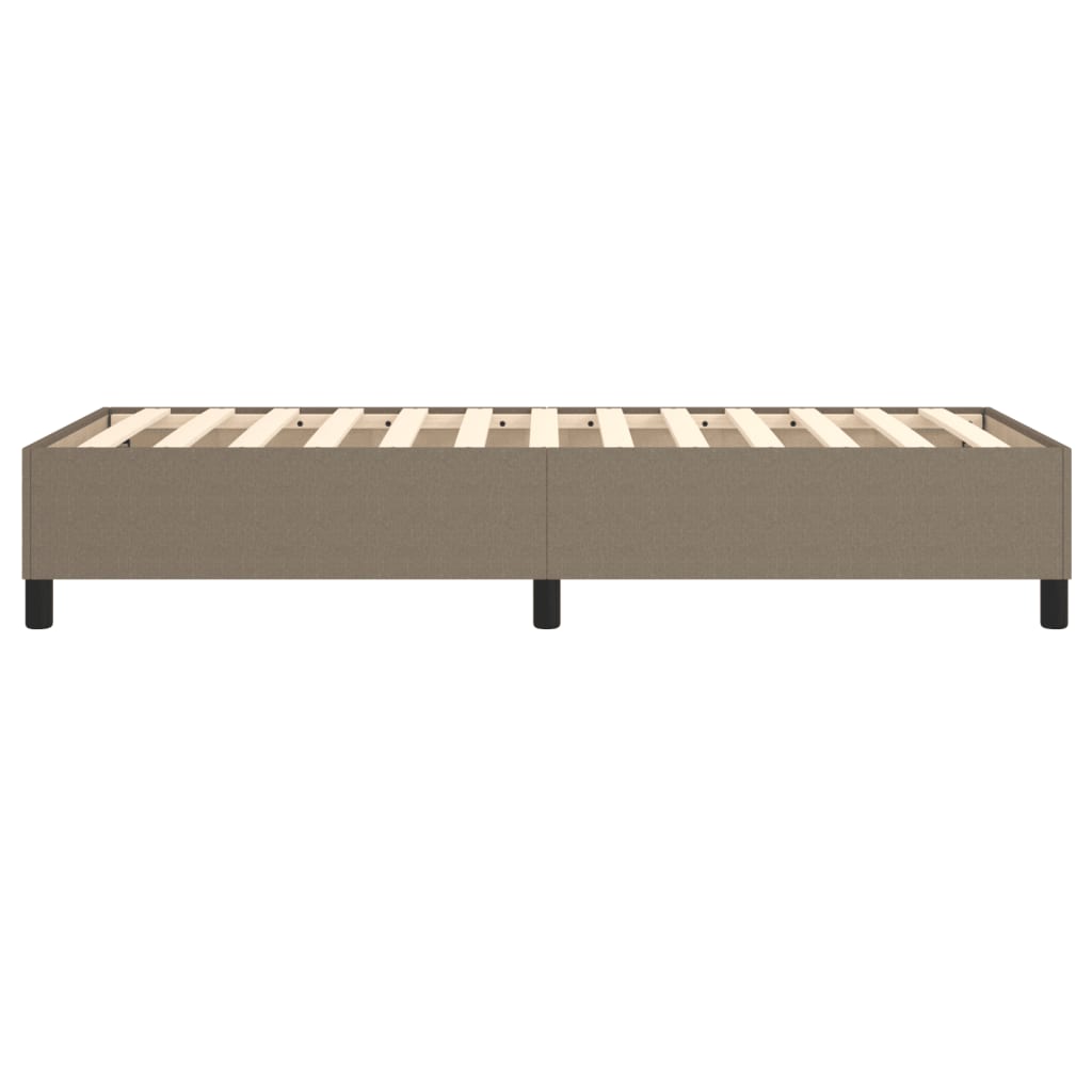Bettgestell ohne Matratze Taupe 80x200 cm Stoff