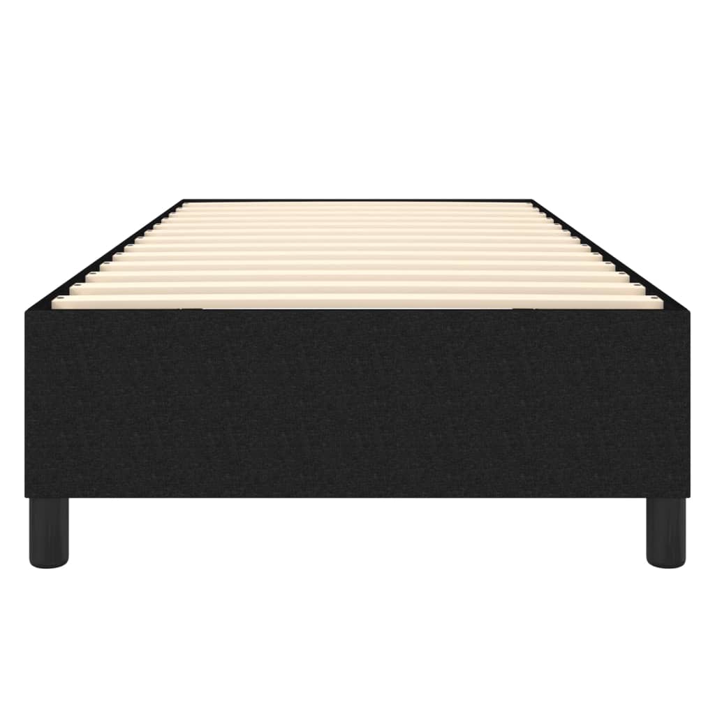 Bettgestell ohne Matratze Schwarz 90x190 cm Stoff