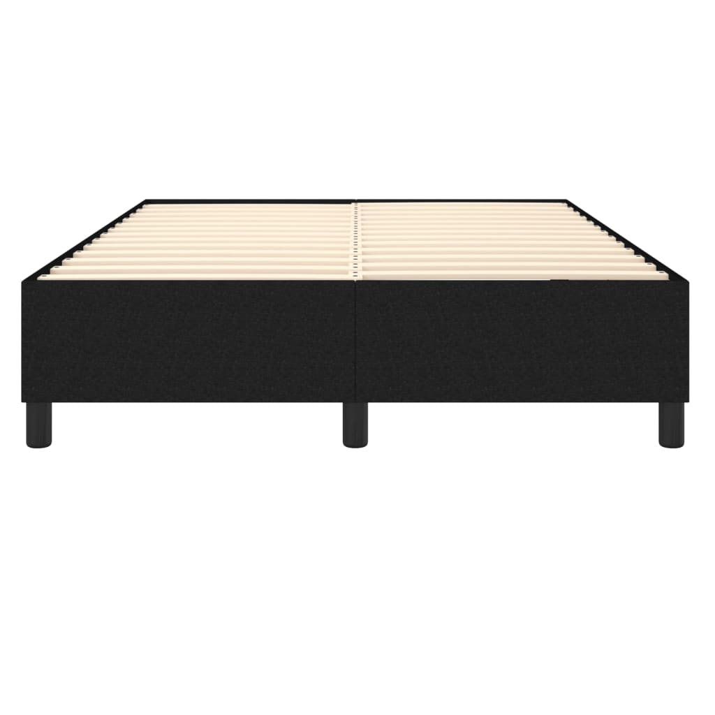 Bettgestell ohne Matratze Schwarz 140x200 cm Stoff