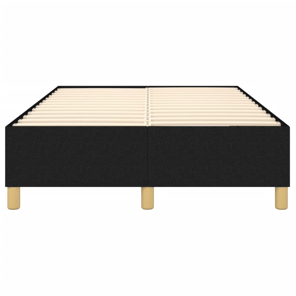 Bettgestell ohne Matratze Schwarz 120x200 cm Stoff