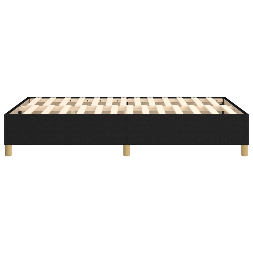 Bettgestell ohne Matratze Schwarz 120x200 cm Stoff