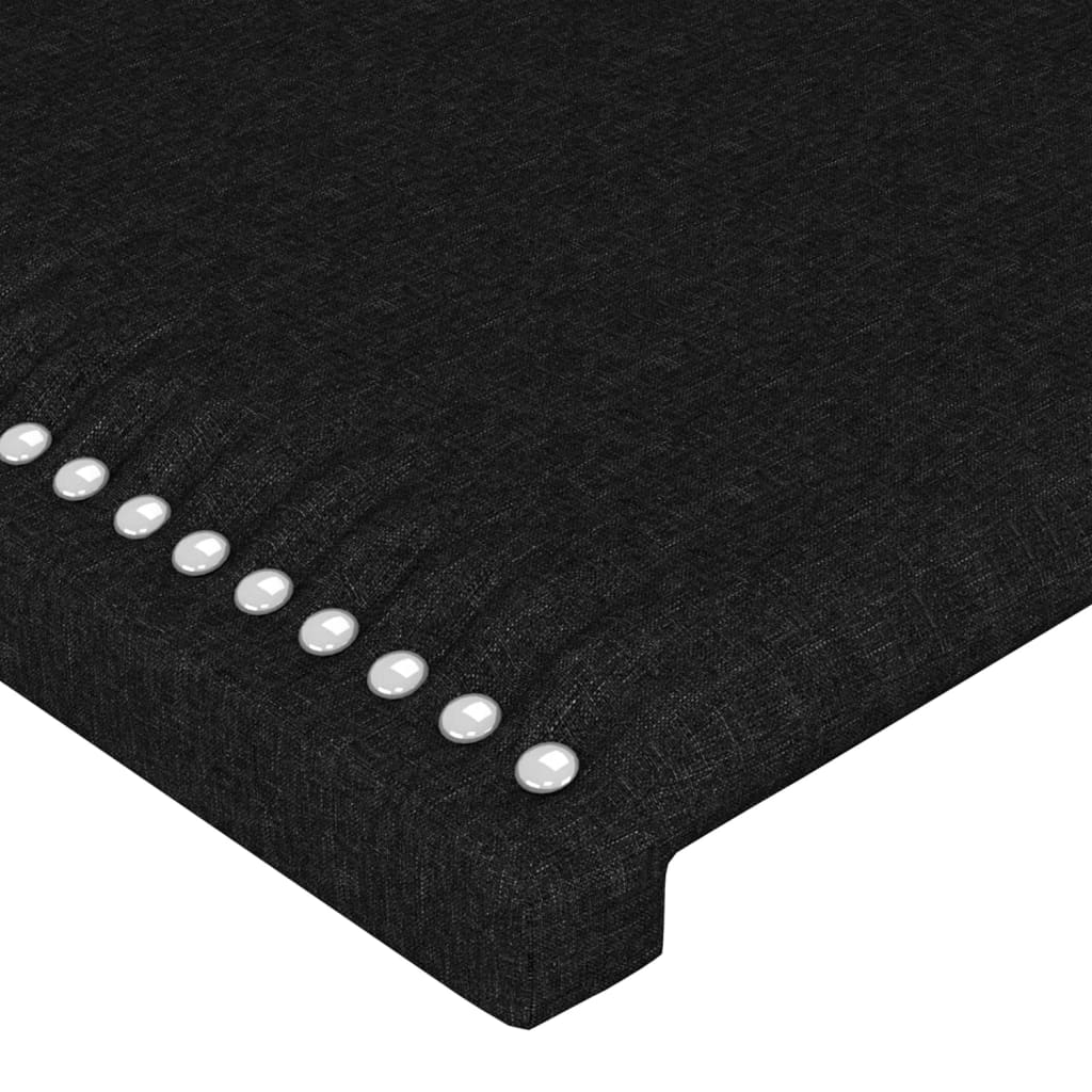Bettgestell ohne Matratze Schwarz 90x200 cm Stoff
