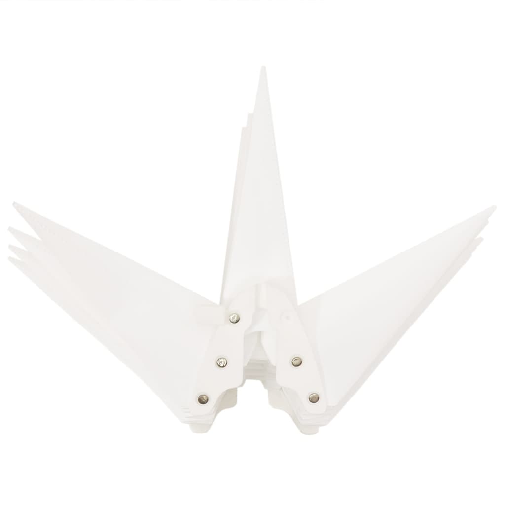 LED Christmas stars 3 pieces. Foldable white