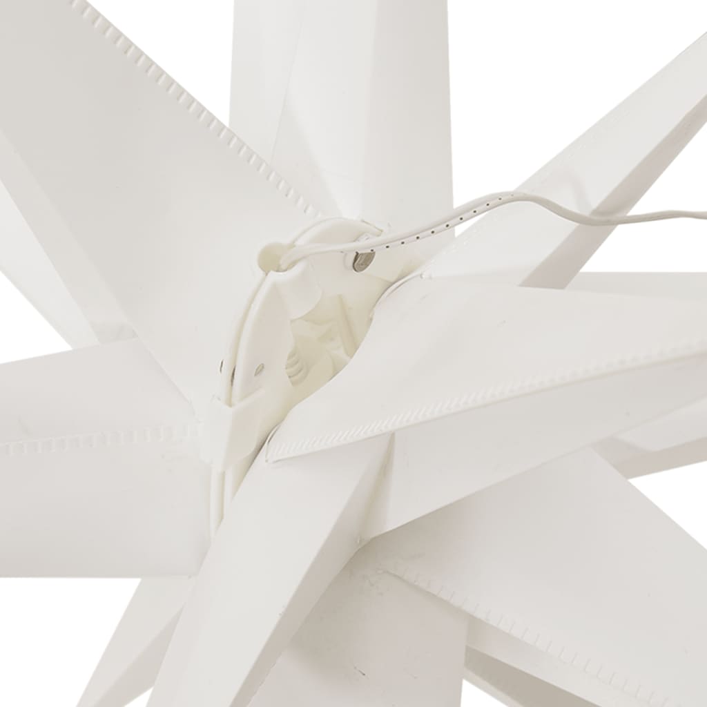 LED Christmas stars 3 pieces. Foldable white