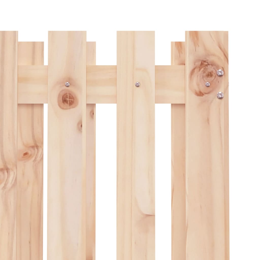 Cache-pot design palissade 70x70x70 cm bois de pin massif