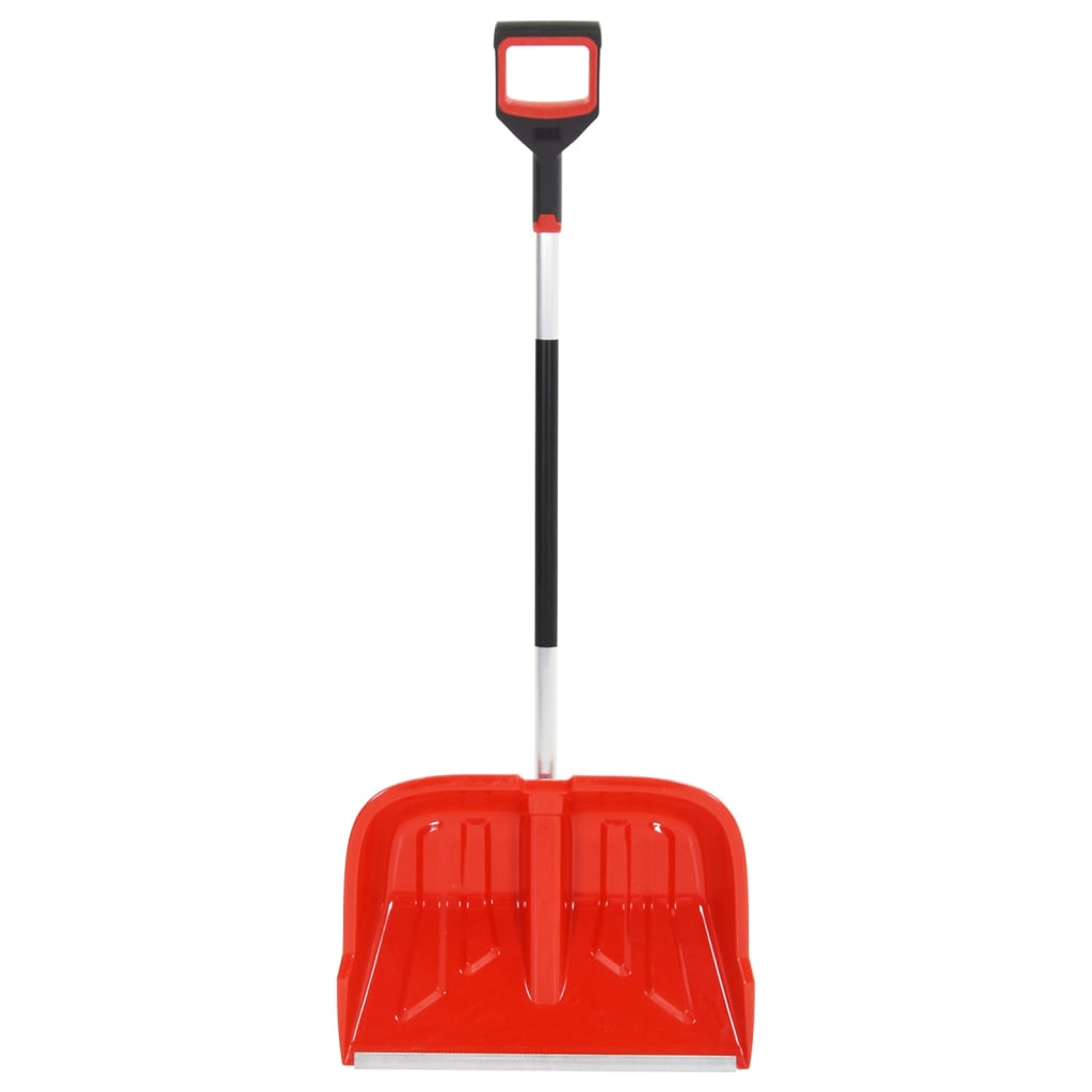 Snow shovel red 136 cm aluminum