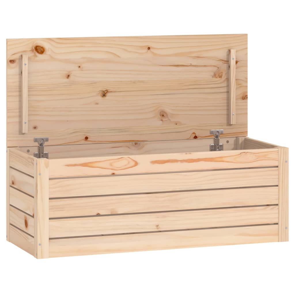 Coffre 89x36,5x33 cm en bois de pin massif