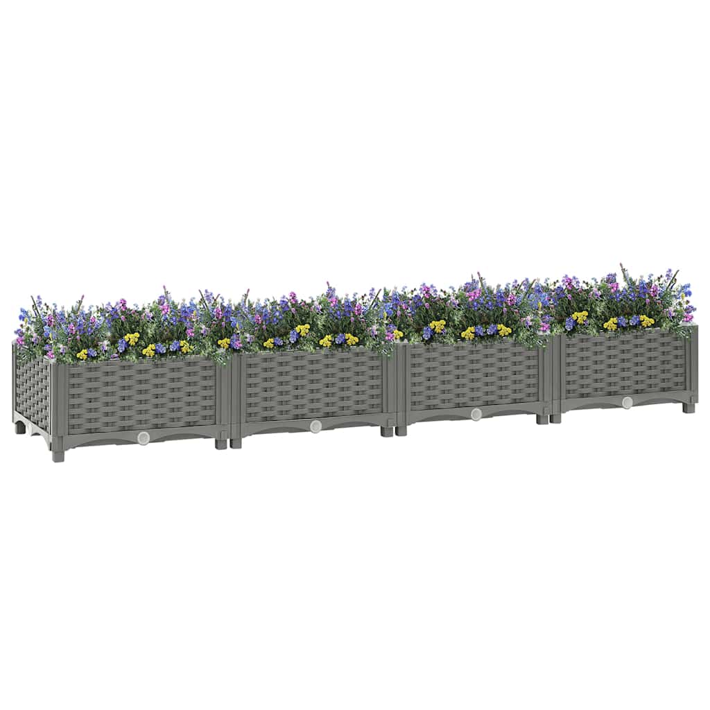 Raised bed 160x40x23 cm polypropylene