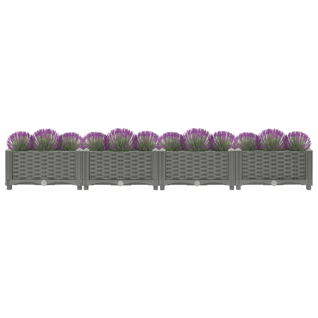 Raised bed 160x40x23 cm polypropylene