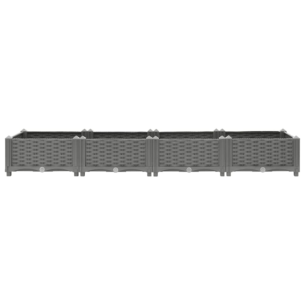 Raised bed 160x40x23 cm polypropylene