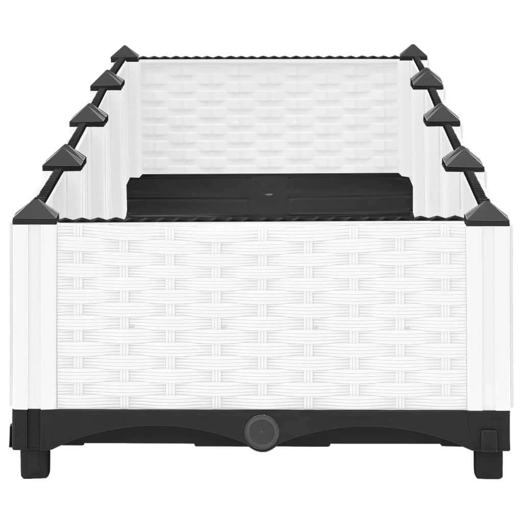 Raised bed 160x40x23 cm polypropylene
