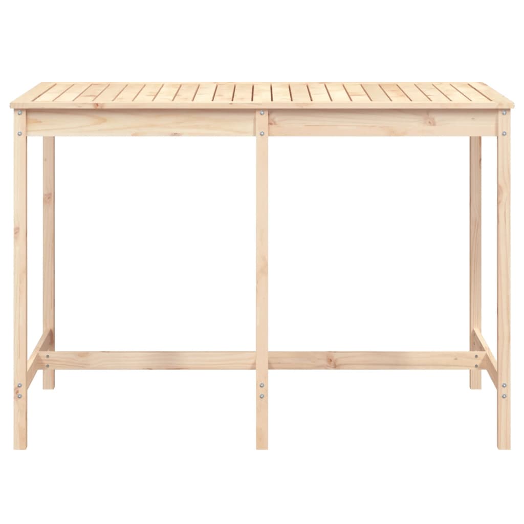 Gartentisch 159,5x82,5x110 cm Massivholz Kiefer