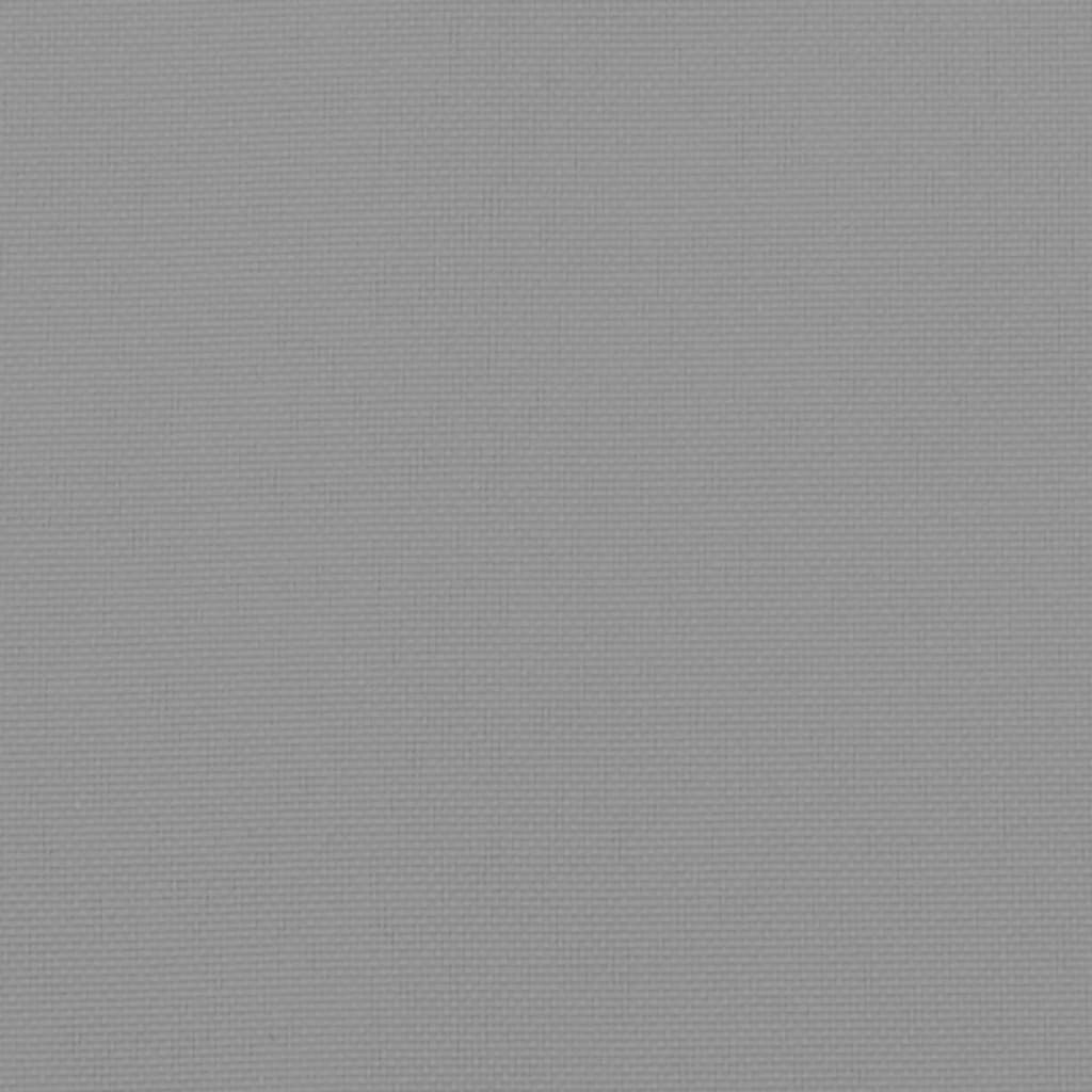 Stuhlkissen 4 Stk. Grau 50x50x7 cm Oxford-Gewebe