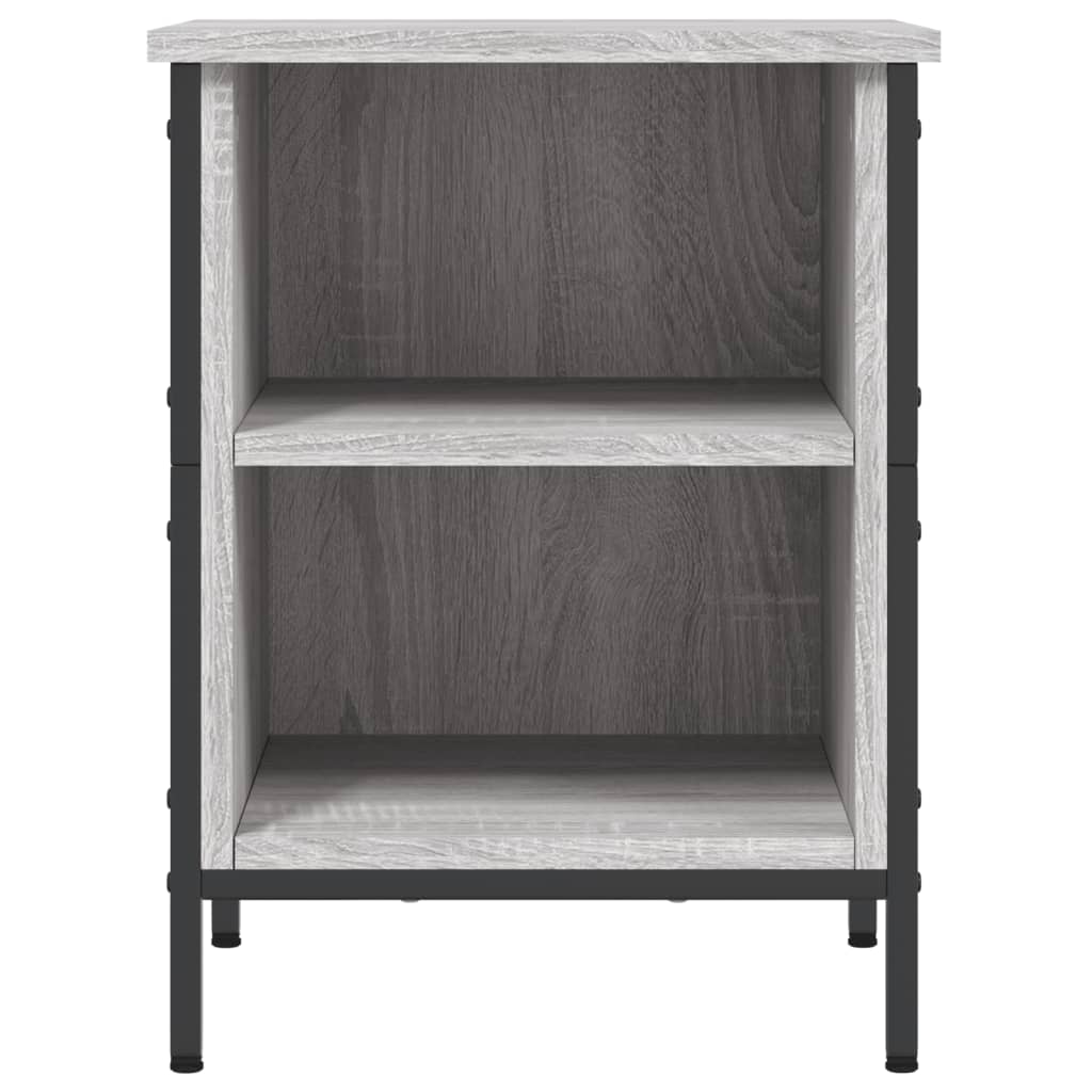 Étagère à chaussures gris Sonoma 38x35x50 cm en bois